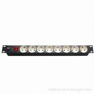 Germany Plug Socket 8-Way 16A PDU